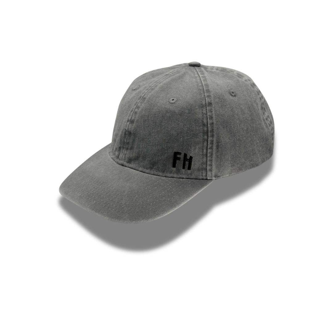 Gorra Grande Dad Hat Gris Oscuro