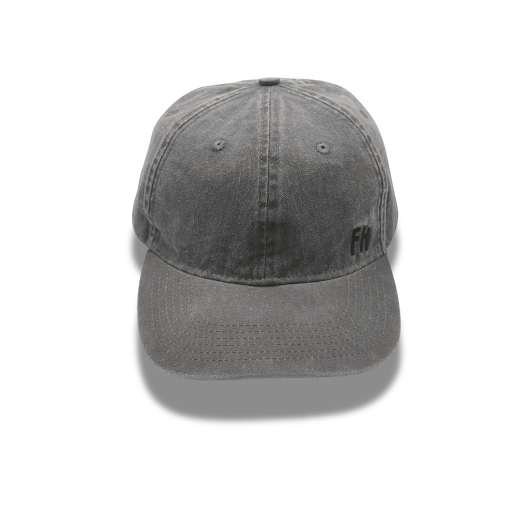 Gorra Grande Dad Hat Gris Oscuro