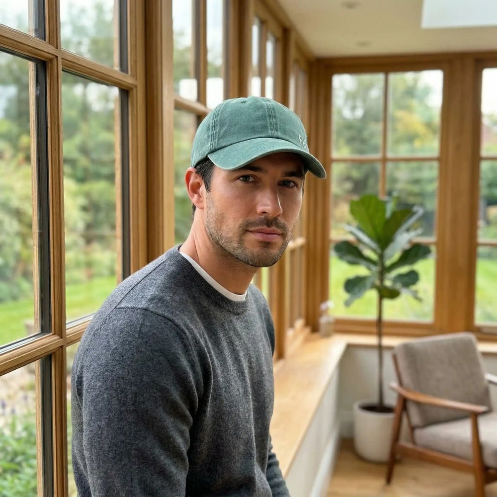 4. Gorra Grande Dad Hat Verde - Free Heads