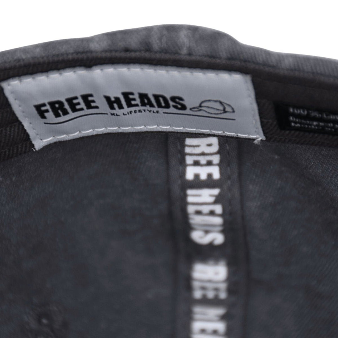 Gorra Grande Dad Hat Gris Oscuro - Free Heads