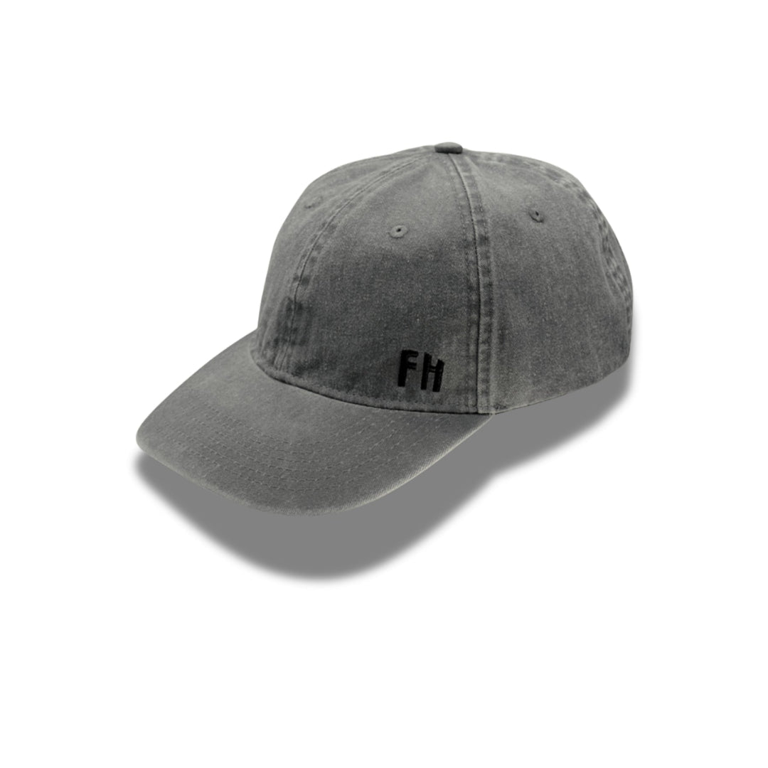 Gorra Grande Dad Hat Gris Oscuro - Free Heads