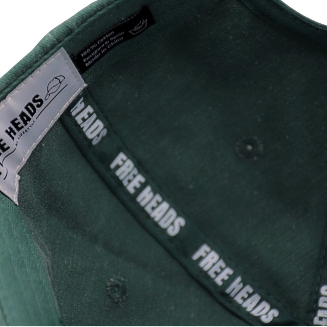 Gorra Grande Dad Hat Verde - Free Heads
