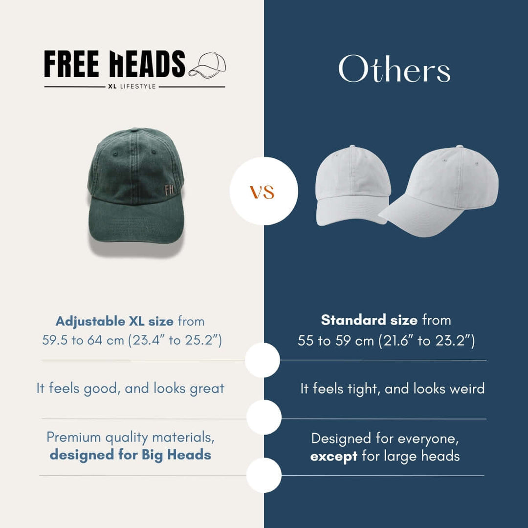 Gorra Grande Dad Hat Verde - Free Heads