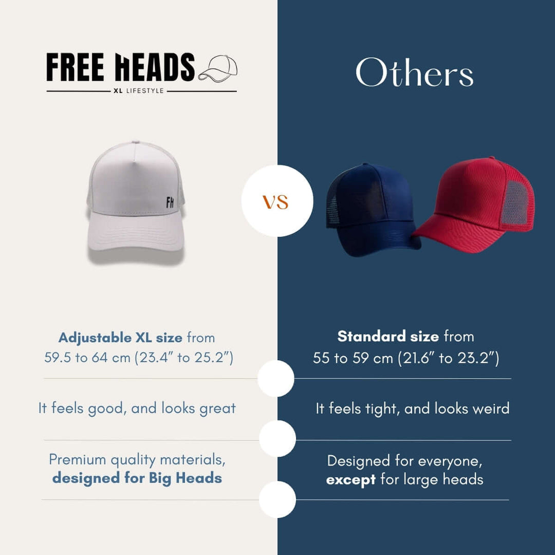 Gorra Grande Trucker Hat Gris - Free Heads