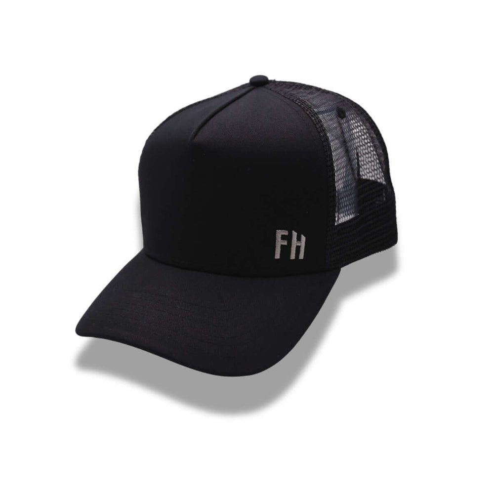 Gorra Grande Trucker Hat Negro - Free Heads