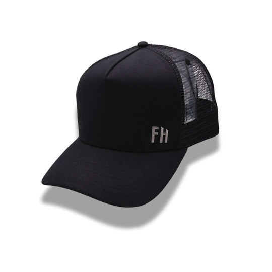 Gorra Grande Trucker Hat Negro - Free Heads