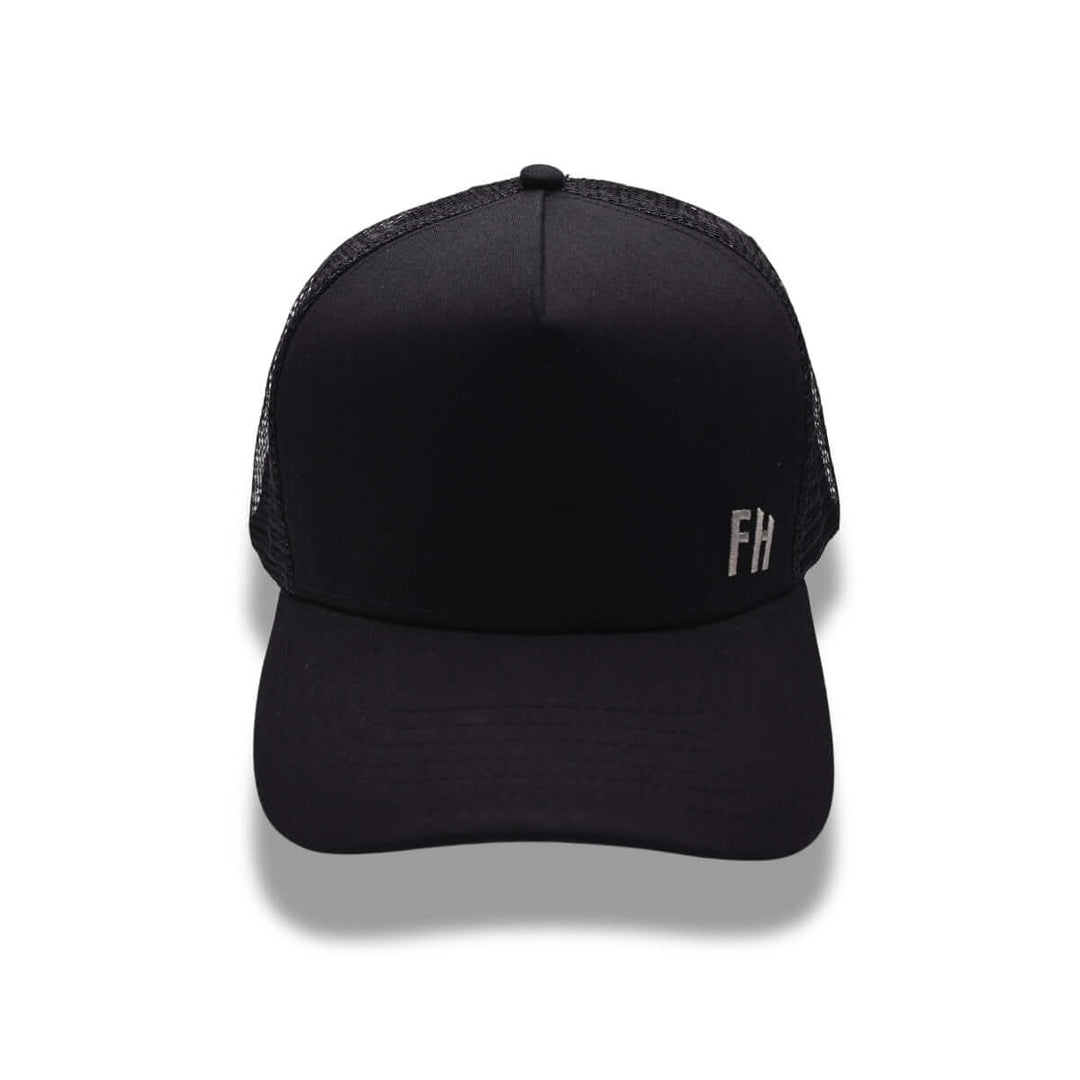 Gorra Grande Trucker Hat Negro - Free Heads